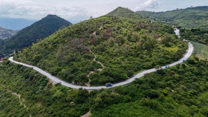 Rehabilitan carretera a Monte Albán; así luce el camino a la antigua ciudad zapoteca de OAXACA