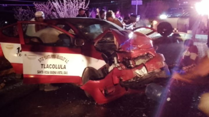 Terrible choque en carretera Oaxaca-Istmo deja un muerto y seis heridos