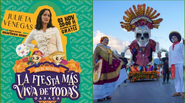 Julieta Venegas cierra la FIESTA MÁS VIVA DE TODAS este domingo 3 de noviembre