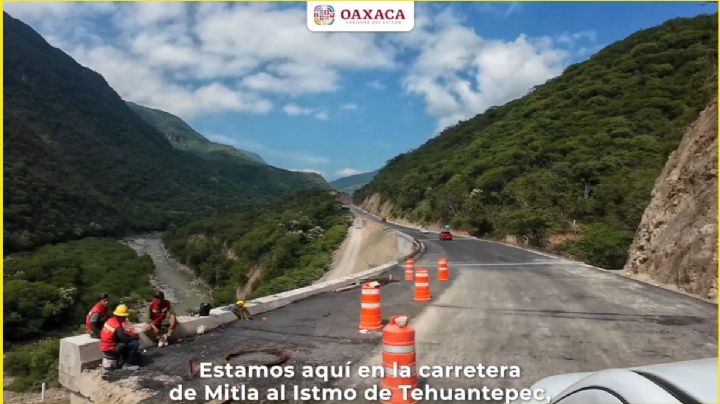 Autopista Mitla-Tehuantepec: así se ve a días de ser inaugurada por Claudia Sheinbaum