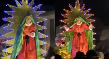 Virgen bailarina causa polémica en OAXACA: "Una falta de respeto" | VIDEO