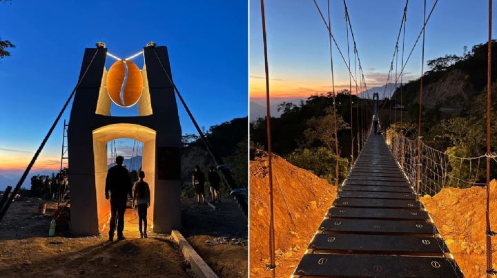 OAXACA tiene un nuevo puente iluminado con entrada en forma de "H": ¿Dónde está ubicado?