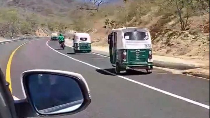 Castigarán a mototaxis que viajen por la autopista Oaxaca-Puerto Escondido