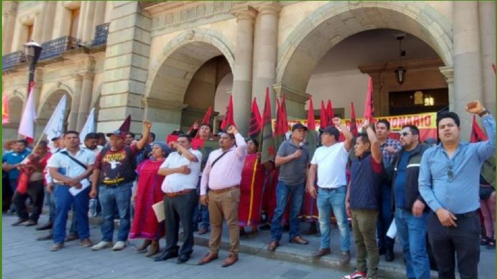 VIDEO | Protestan por intimidaciones a miembros de la comunidad triqui en San Juan Copala