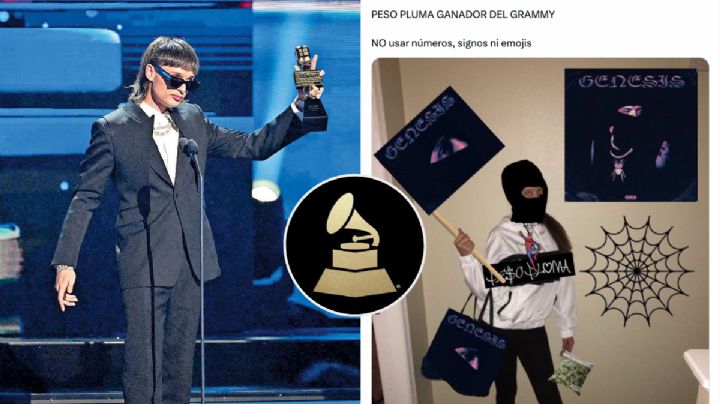 Grammy 2024: Peso Pluma gana su primer gramófono por su álbum 'Génesis' y los MEMES estallan