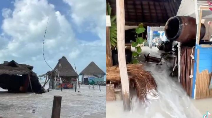 Holbox, la paradisíaca isla de Quintana Roo arrasada por el Frente Frío 32 | VIDEO