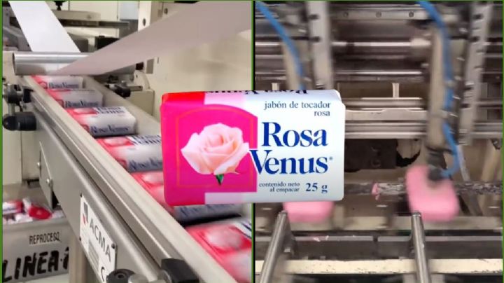 VIDEO | Así se fabrica el "jabón chiquito" Rosa Venus para el 14 DE FEBRERO