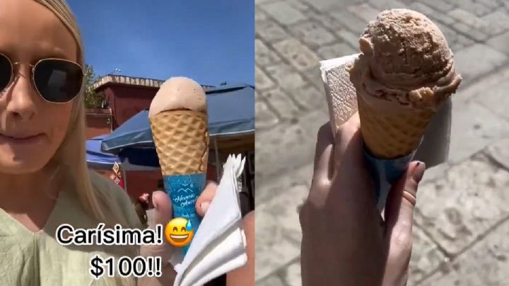 ¿Gentrificaron los helados? Influencer cuenta que pagó 100 pesos por nieve en OAXACA