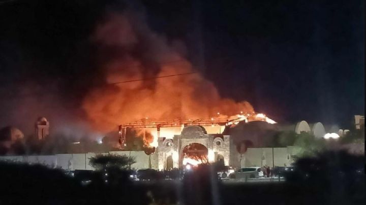 VIDEO | Incendio infernal acaba con una finca en que se celebraba una boda en SAN MIGUEL DE ALLENDE