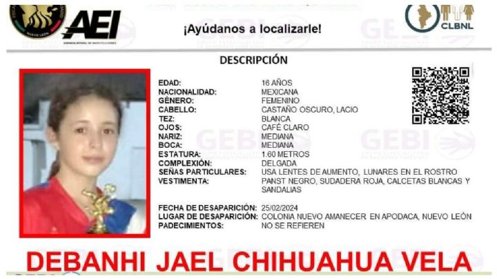 Debanhi Jael desaparece en Apodaca, Nuevo León; su familia suplica ayuda para localizarla