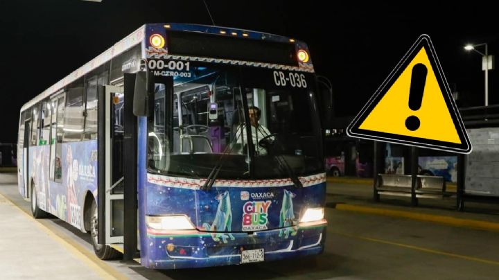 Citybus Oaxaca anuncia importante cambio a las rutas nocturnas