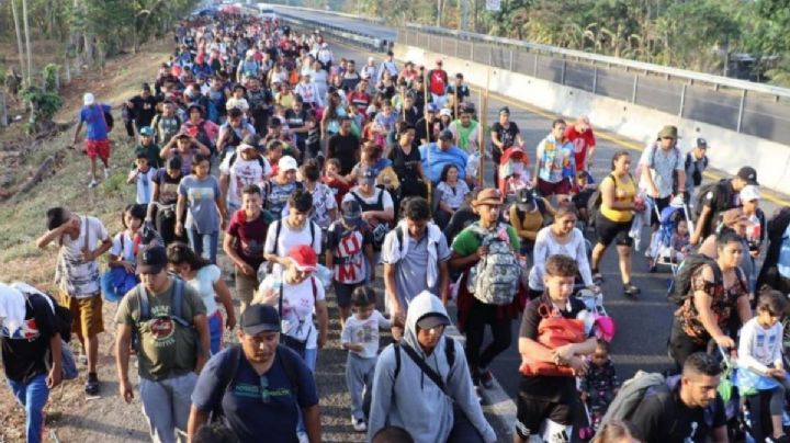 Caravana del Viacrucis Migrante cede ante el calor extremo y recibe ayuda médica tras varios días en OAXACA