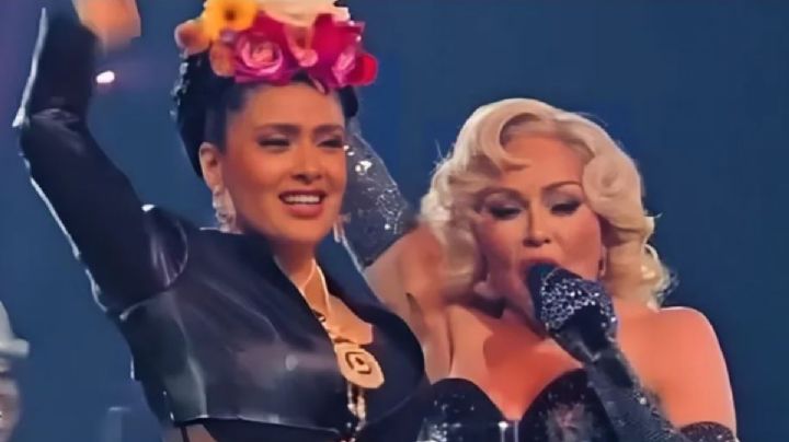 Pobladores del Istmo critican a Salma Hayek por usar su atuendo tradicional en concierto de Madonna