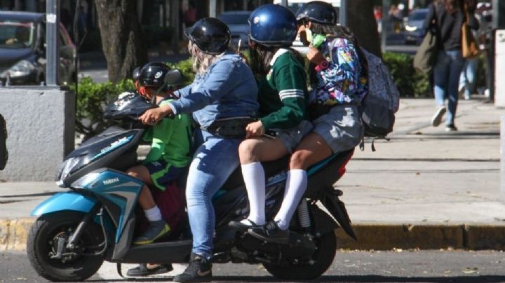 Es oficial: Ley ya PROHÍBE que menores de 12 años viajen en motocicleta en México