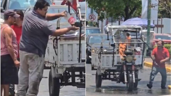 Hombre apaga incendio con Coca Cola y la ciencia explica por qué es un genio | VIDEO