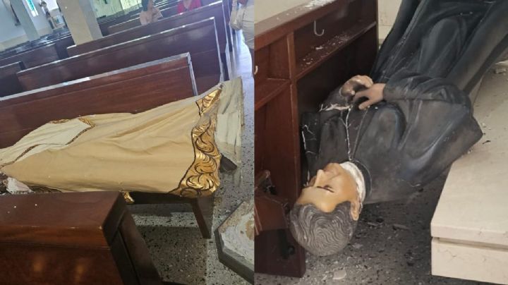 Hombre siembra el terror en iglesia: Aseguró ser enviado de la Santa Muerte en plena misa