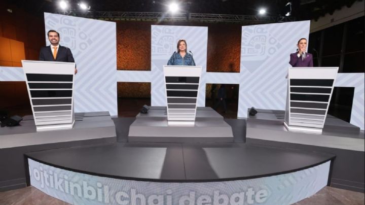 Casi 14 millones de personas vieron el último debate entre Sheinbaum, Gálvez y Máynez