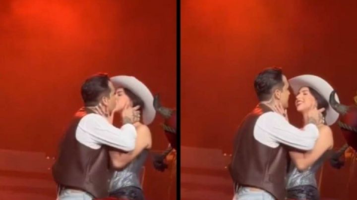 El detalle que nadie vio del beso entre Christian Nodal y Ángela Aguilar