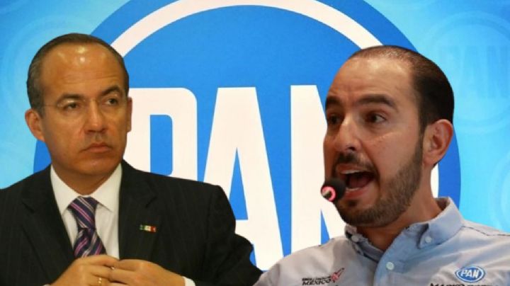 Marko Cortés y Felipe Calderón se acusan mutuamente de la debacle del PAN