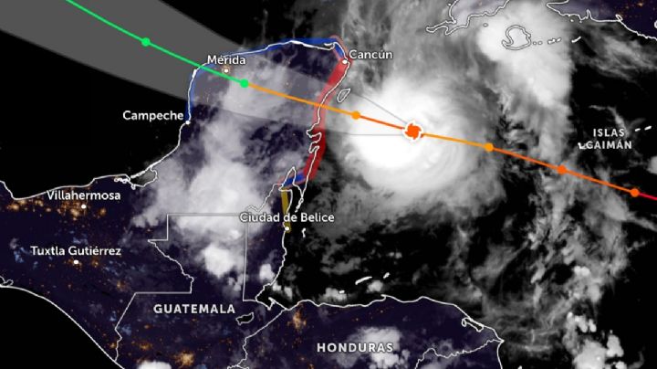 HURACÁN BERYL se fortalece a categoría 3 antes de entrar a MÉXICO