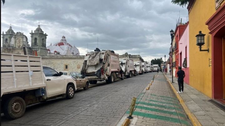 BLOQUEOS en OAXACA: sindicato 3 de marzo cierra calles del primer cuadro de OAXACA