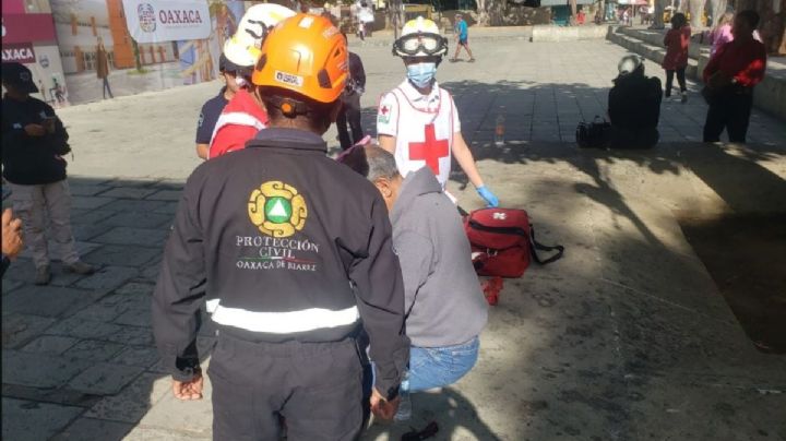 VIDEO | Sismo en Tlacolula de 4.6 grados deja una persona lesionada en la Catedral de OAXACA