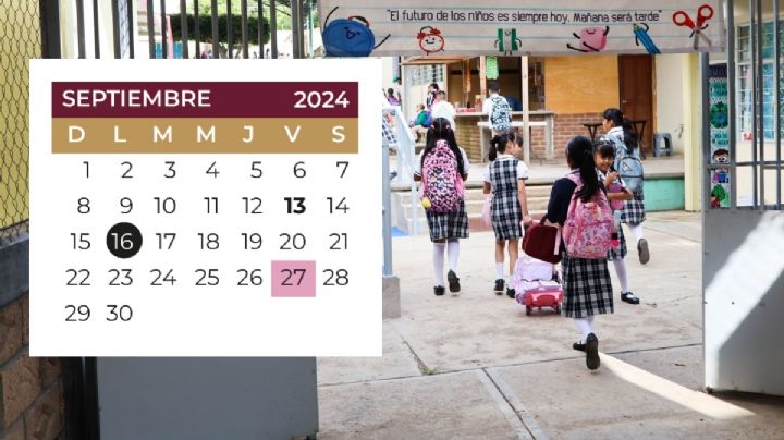 ¿Serán 4 días de descanso? SEP anuncia megapuente escolar en OAXACA para septiembre 2024