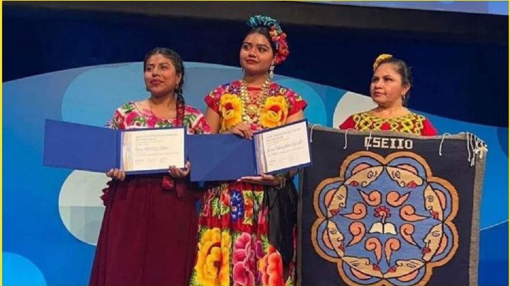 Jovencitas de Teotitlán del Valle enorgullecen a OAXACA al ganar prestigioso premio en Suecia