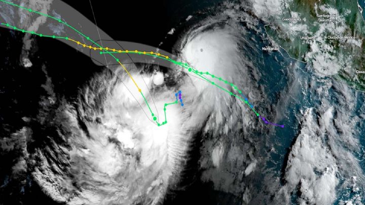 Emilia y Fabio avanzan por el Pacífico como Tormenta Tropical; ¿son un peligro para OAXACA?