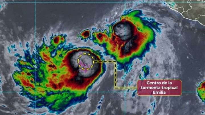 Tormenta Tropical Emilia y Fabio avanzan por el Pacífico; ¿son un peligro para OAXACA?