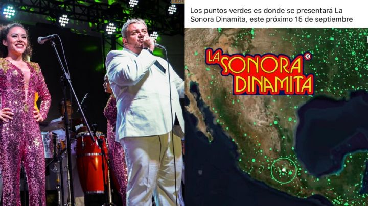 ¿Por qué dicen que la Sonora Dinamita estará en todos lados el próximo 15 de septiembre?