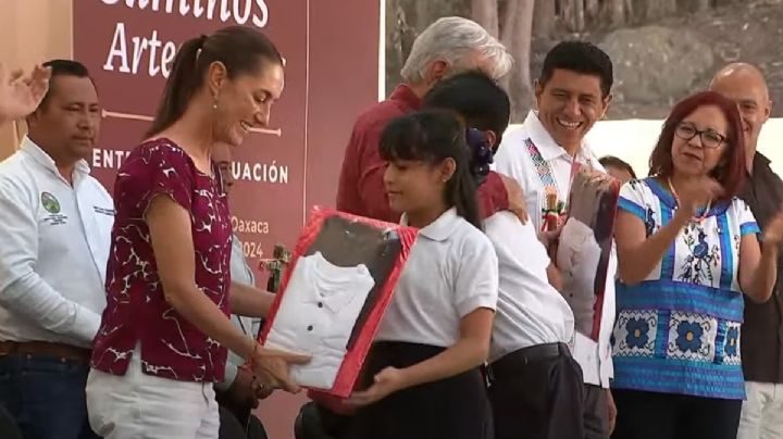 Anuncian inicio de entrega de uniformes escolares gratuitos para alumnos de OAXACA