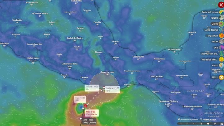 La Tormenta Tropical John se fortalece y amenaza las costas de OAXACA; ¿qué día toca tierra?