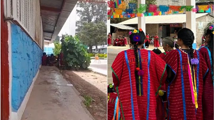 Pánico en primaria indígena de OAXACA: Atacan a balazos a plantel triqui | VIDEO