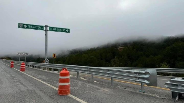 De miedo: Así se ve la niebla densa en autopista Mitla-Tehuantepec | VIDEO
