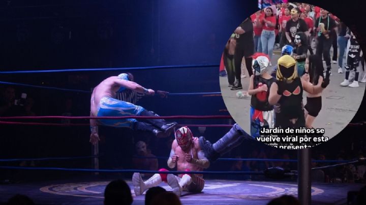 Jardín de Niños en OAXACA se hace viral por su creativa celebración del Día de la Revolución al ritmo de la Lucha Libre | VIDEO