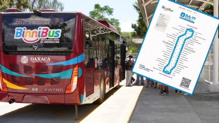 BinniBus RA-17 ‘Bakku Nunni’: Conoce sus estaciones de Símbolos Patrios a Monte Albán en OAXACA