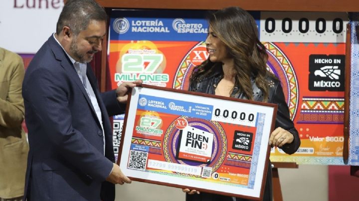 Lotería Nacional lanza billete conmemorativo del Buen Fin 2025: ¿Cuándo es el sorteo y qué premios darán?