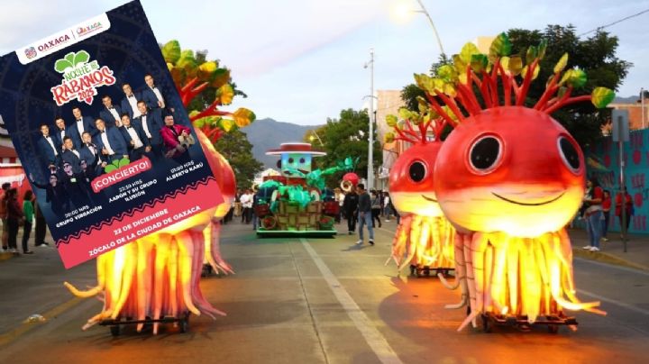 A qué hora empieza el Convite de Noche de Rábanos y qué recorrido tendrá este lunes 22 de diciembre en Oaxaca