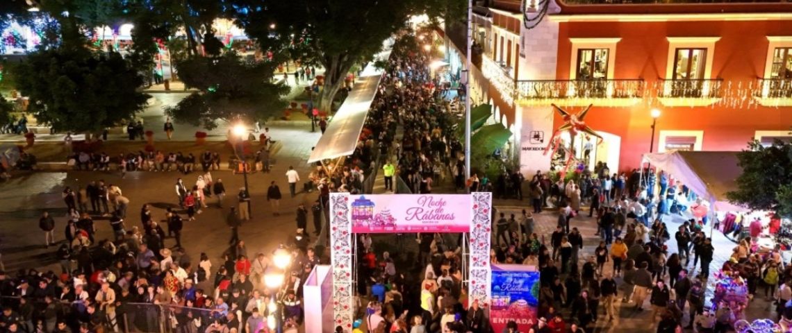 Así se vivió la Noche de Rábanos 2025 en el corazón de OAXACA con más de 120 esculturas | Fotos