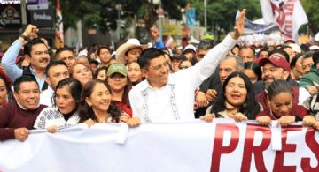 Celebra Salomón Jara junto al pueblo de Oaxaca siete años del humanismo mexicano con la Cuarta Trans