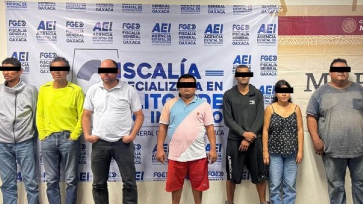 Fiscalía y Marina detienen a siete relacionados con el narco en el Istmo