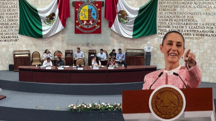 Apoya Congreso de OAXACA iniciativas de reforma de Claudia Sheinbaum
