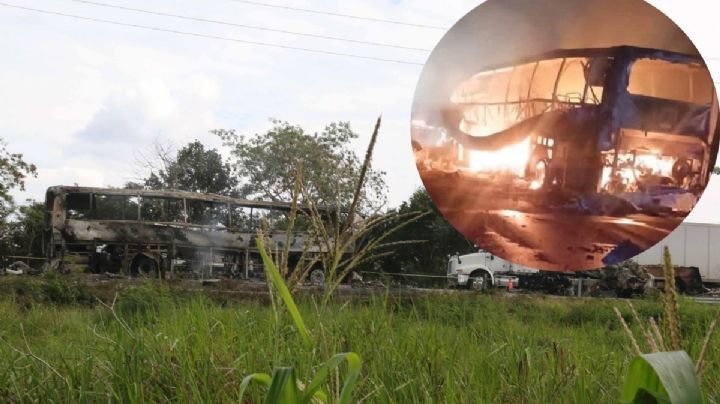 Más de 30 personas murieron calcinadas por choque entre autobús y trailer
