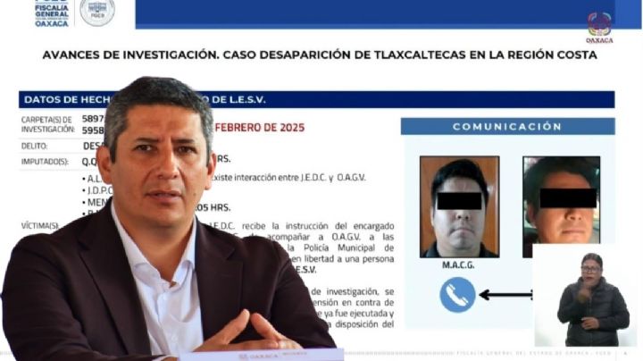 Fiscalía de OAXACA señala a dos de sus agentes en caso de victimas tlaxcaltecas