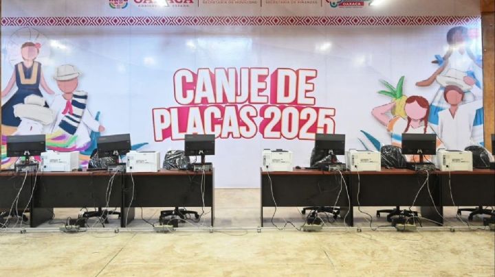 Canje de Placas OAXACA 2025: ¿Qué módulos tienen matrículas para automóviles en abril?