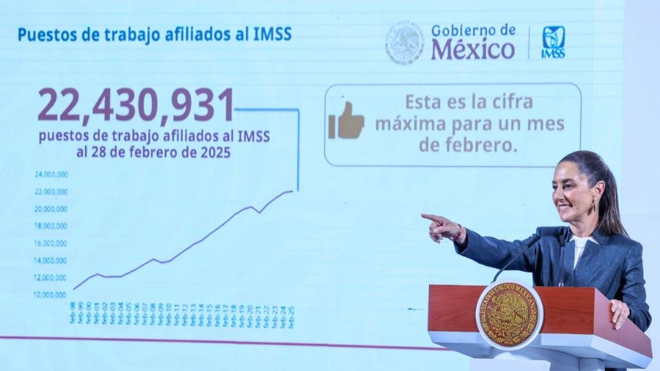 El Instituto Mexicano del Seguro Social reportó un número histórico de registros de nuevos empleos en México