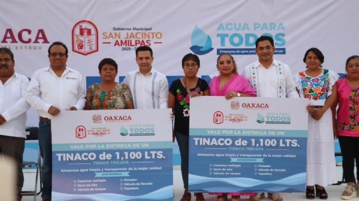 Agua para Todos en San Juan Chapultepec y San Jacinto ¿Cómo obtener tu tinaco gratuito?