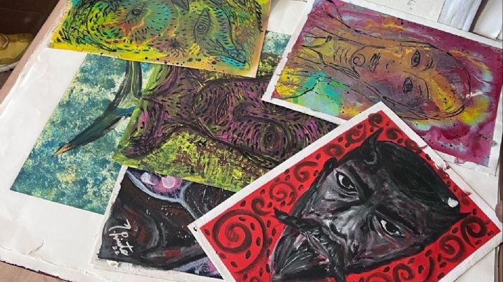 El arte como “medicina”; Raúl Armando Prieto, artista plástico impulsor de la pintura utilitaria
