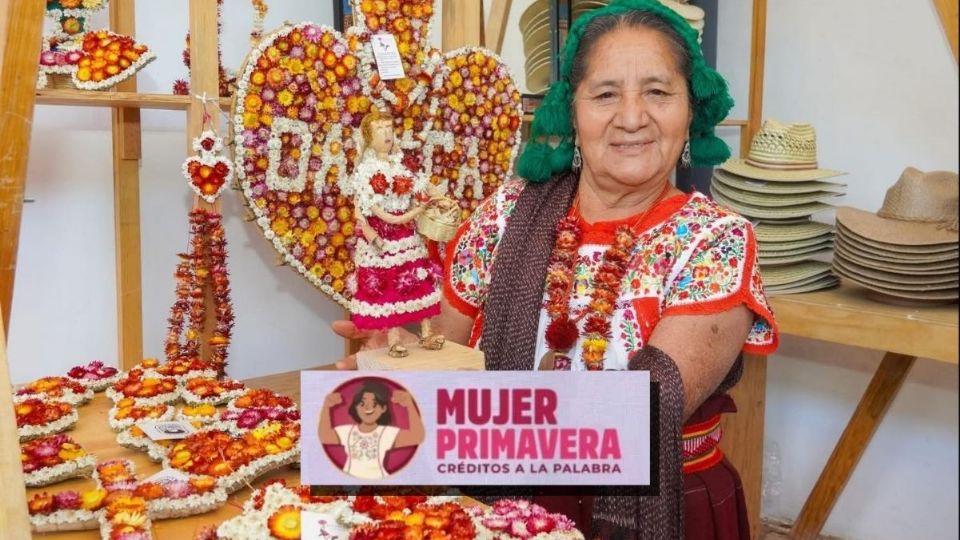 Mujer Primavera es un programa que entrega microcréditos a emprendedoras de Oaxaca para invertir en su negocio.